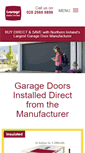 Mobile Screenshot of garagedoorsystems.ie