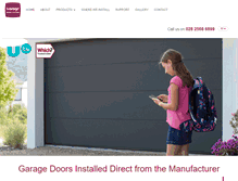 Tablet Screenshot of garagedoorsystems.ie